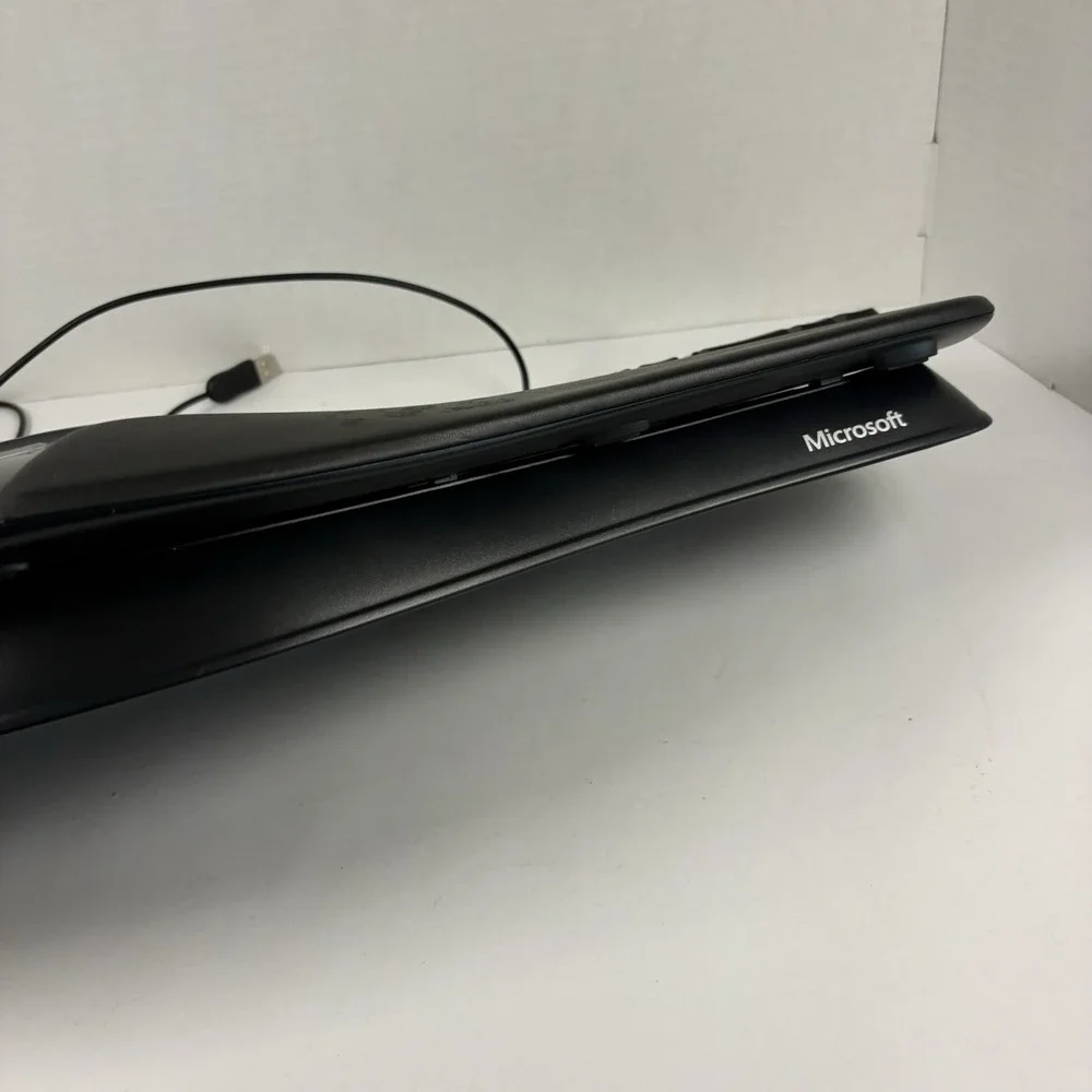 Microsoft Natural Ergonomic Keyboard 4000 V1.0 USB KU-0462 +Riser Tested Working
